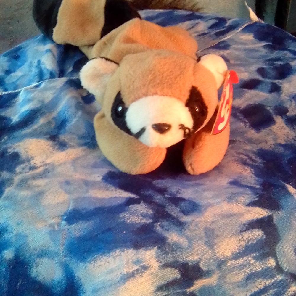 Ty beanie Ringo Raccoon 1996' PVC ERRORS - Picture 13 of 13